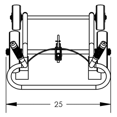 Valley Craft Steel 4-Wheel Drum Hand Trucks - F82845A2F