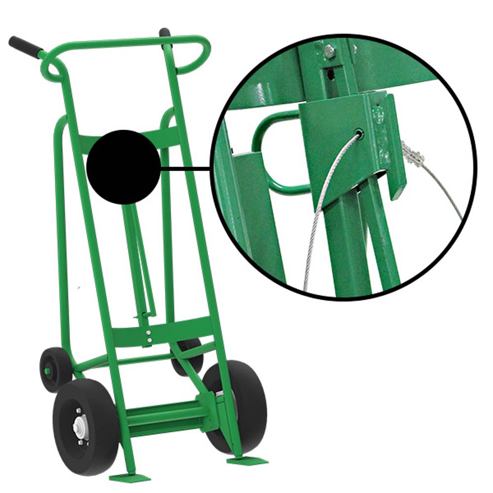 Valley Craft Steel 4-Wheel Drum Hand Trucks - F83160A7C