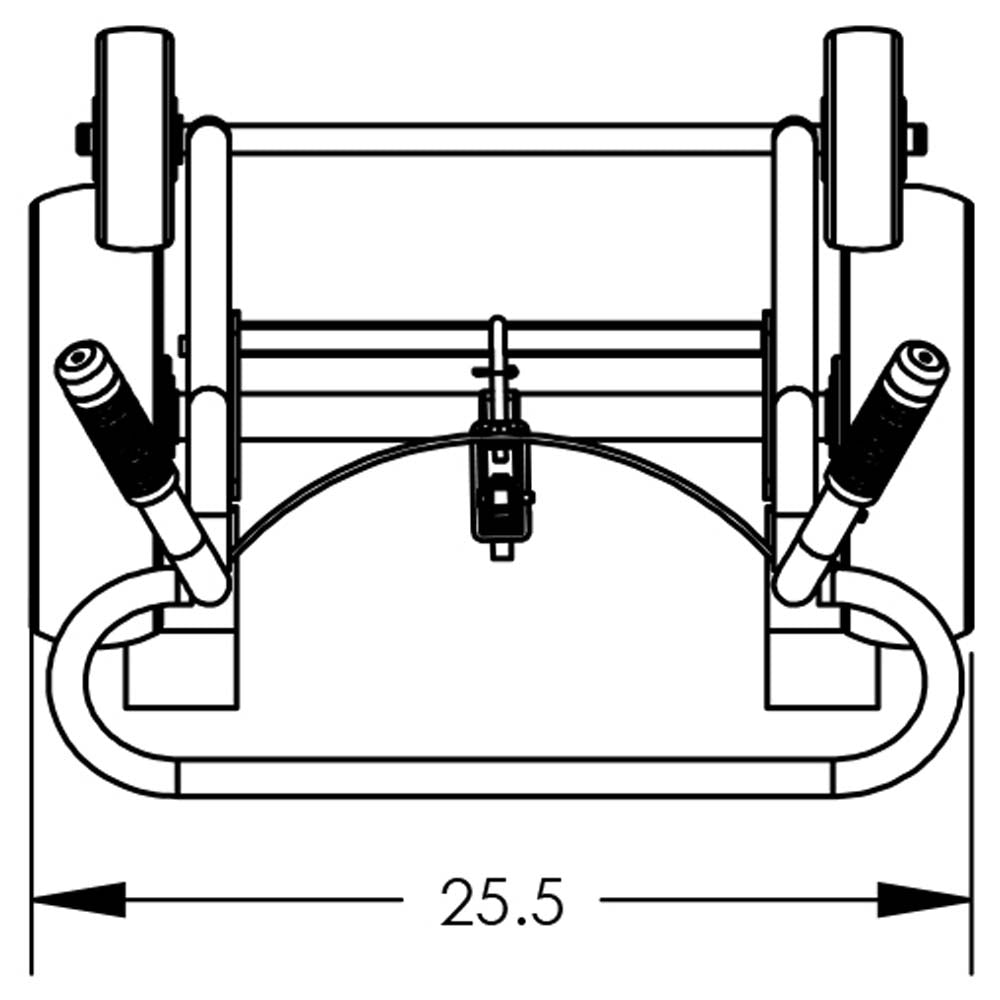 Valley Craft Steel 4-Wheel Drum Hand Trucks - F83160A7F