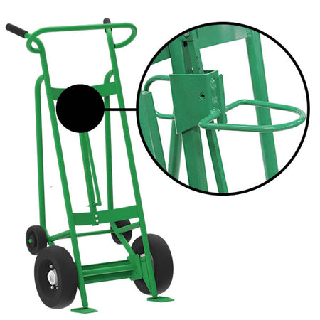 Valley Craft Steel 4-Wheel Drum Hand Trucks - F83160A7P