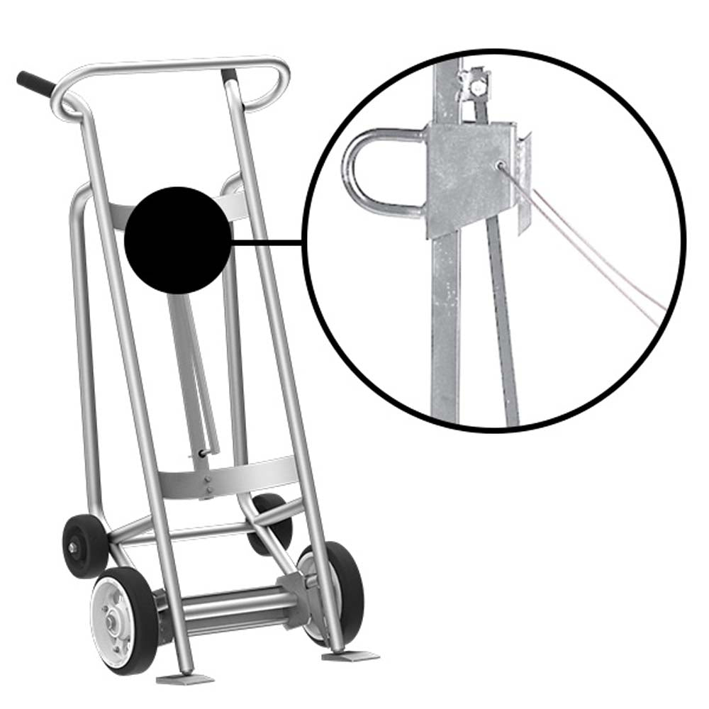 Valley Craft Aluminum 4-Wheel Drum Hand Trucks - F83210A7C