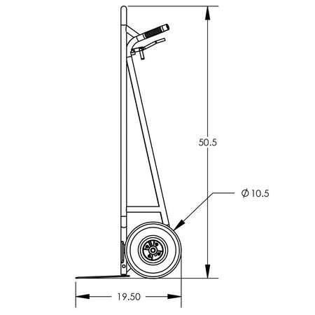 Valley Craft 2-Wheel Commercial Hand Trucks - F84009A0