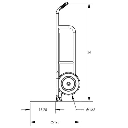 Valley Craft 2-Wheel Pallet Hand Trucks - F84727A1