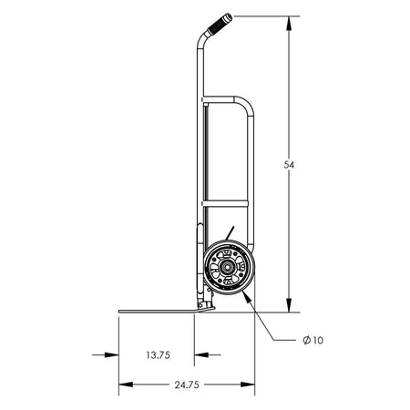 Valley Craft 2-Wheel Pallet Hand Trucks - F84776A1