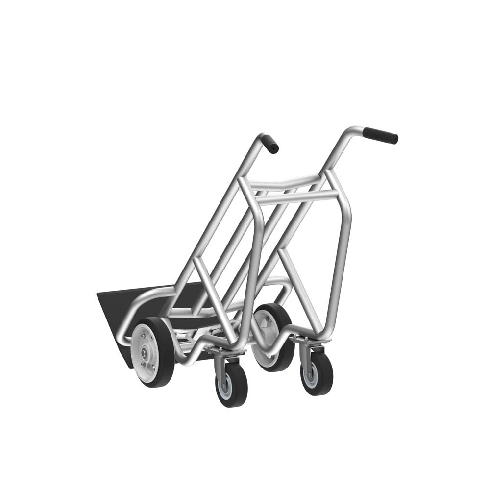 Valley Craft 4-Wheel Deluxe Commercial Hand Trucks, Spring-Loaded Shoe - F84800A1