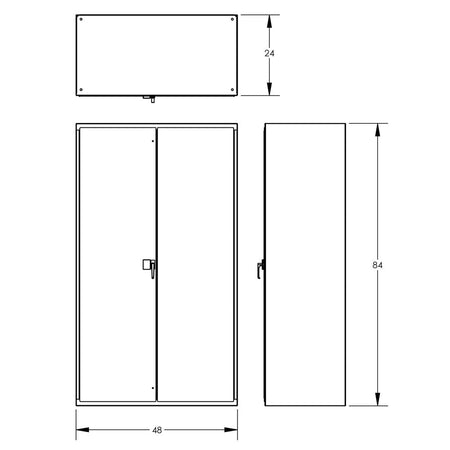 Valley Craft Electronic Locking Cabinets, Industrial - F85231A7