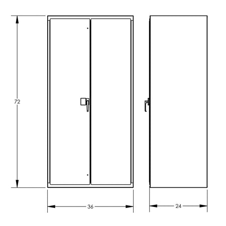 Valley Craft Electronic Locking Cabinets, Industrial - F85875A0