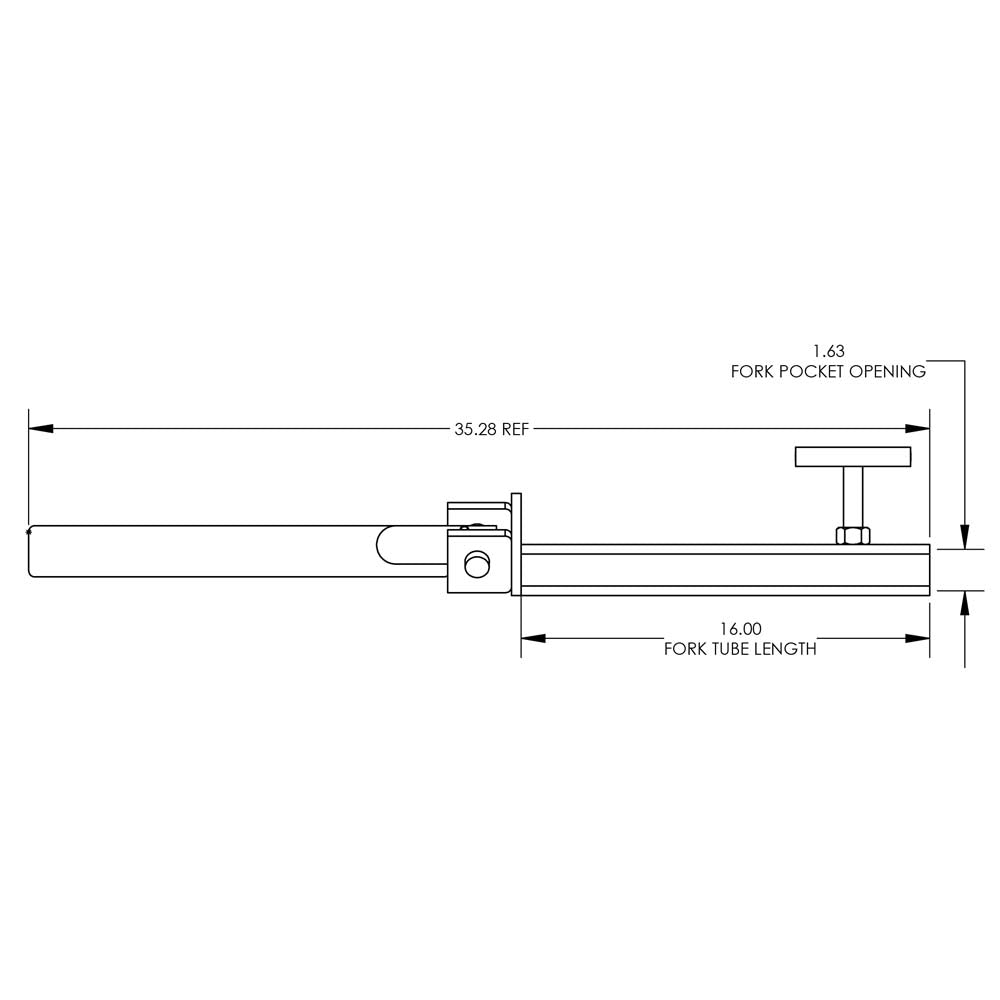 Valley Craft Steel Drum Grabber Forklift Attachments - F87398A2