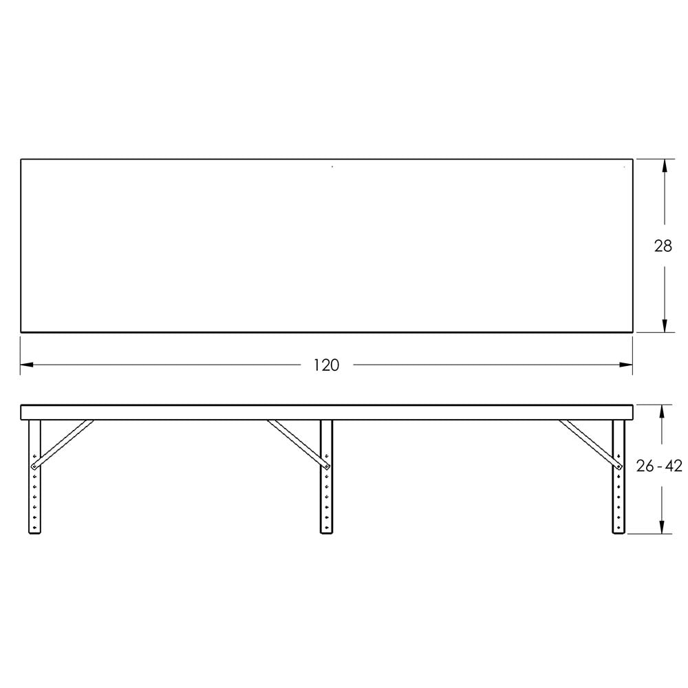 Valley Craft Adjustable Height Work Tables - F87863A7