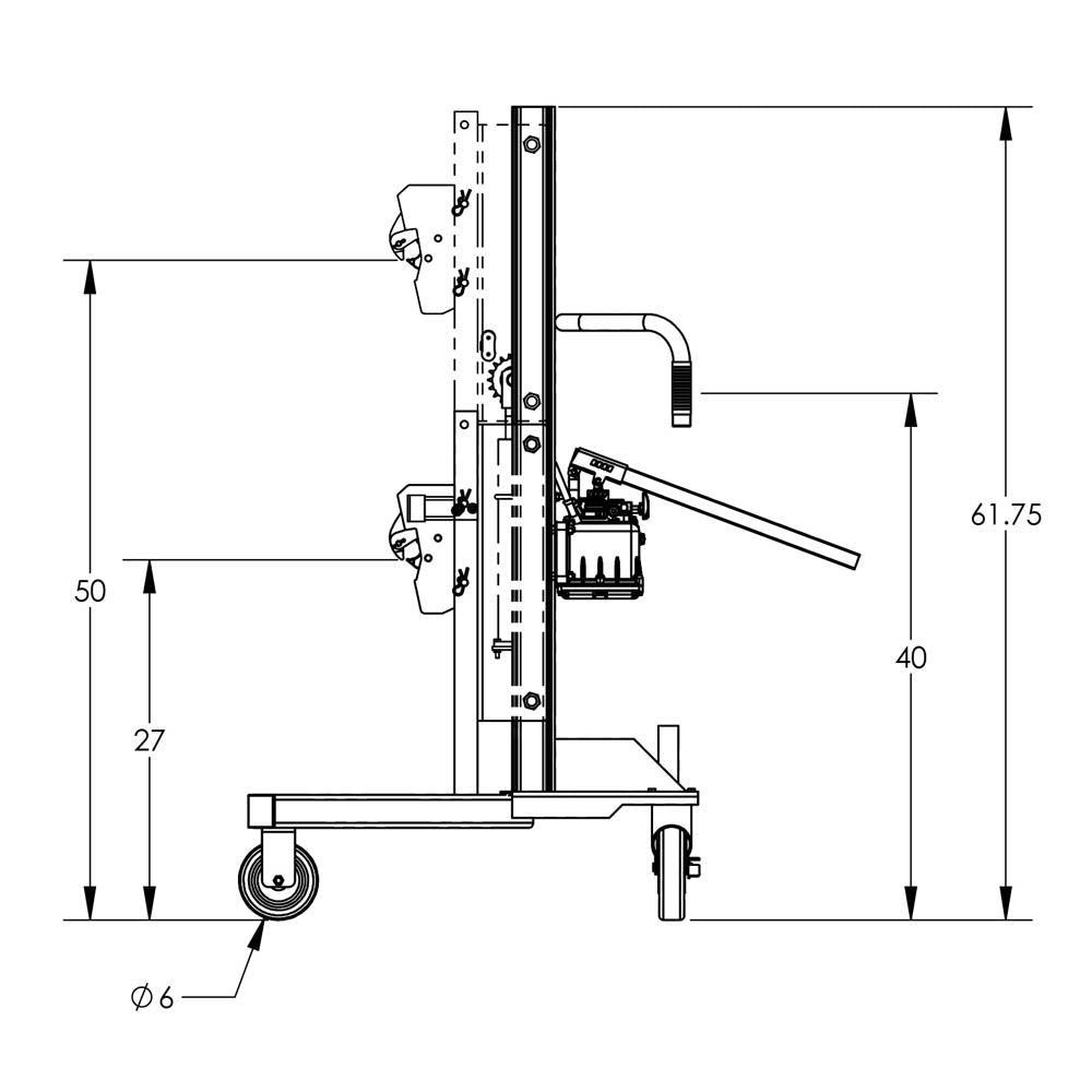 Valley Craft Drum Industrial Lifts & Transporters - F88575C5