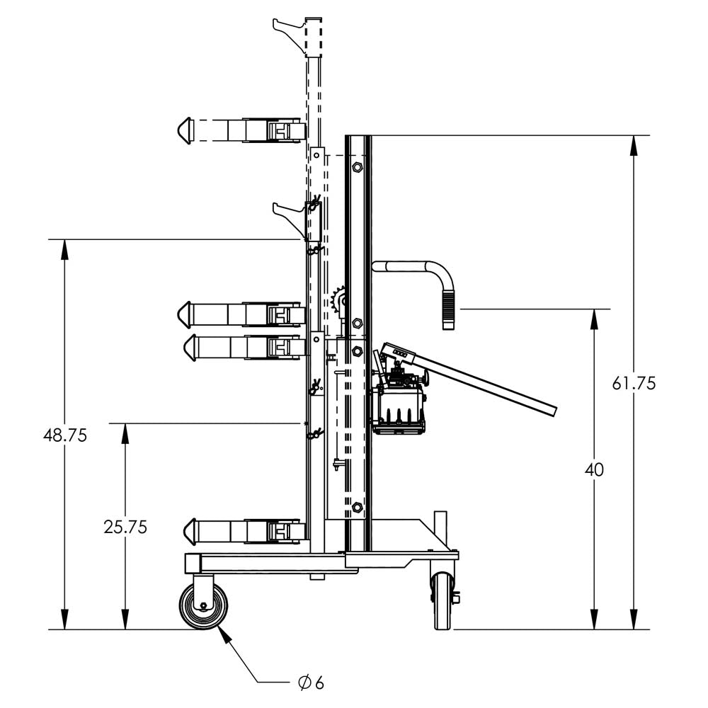 Valley Craft Drum Industrial Lifts & Transporters - F88576B4