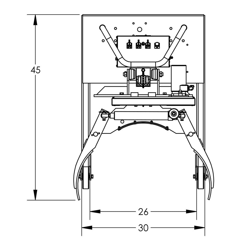 Valley Craft Semi-Powered Drum Lifts and Rotators - F88585C3