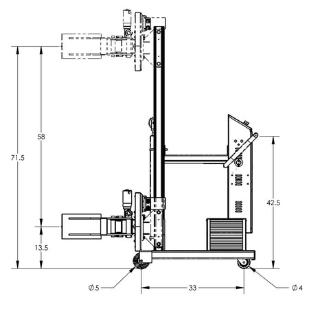 Valley Craft Semi-Powered Drum Lifts and Rotators - F88587C1