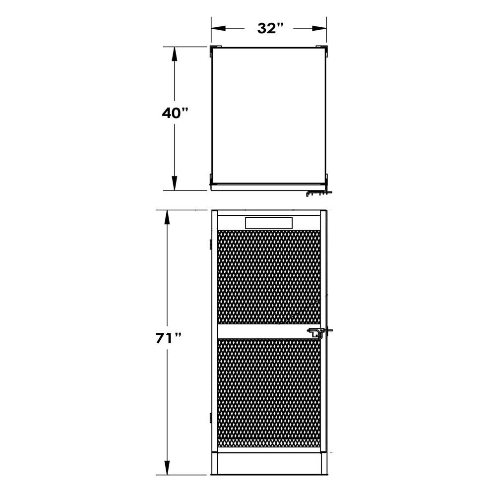 Valley Craft Gas Cylinder Storage Cabinets - F89045