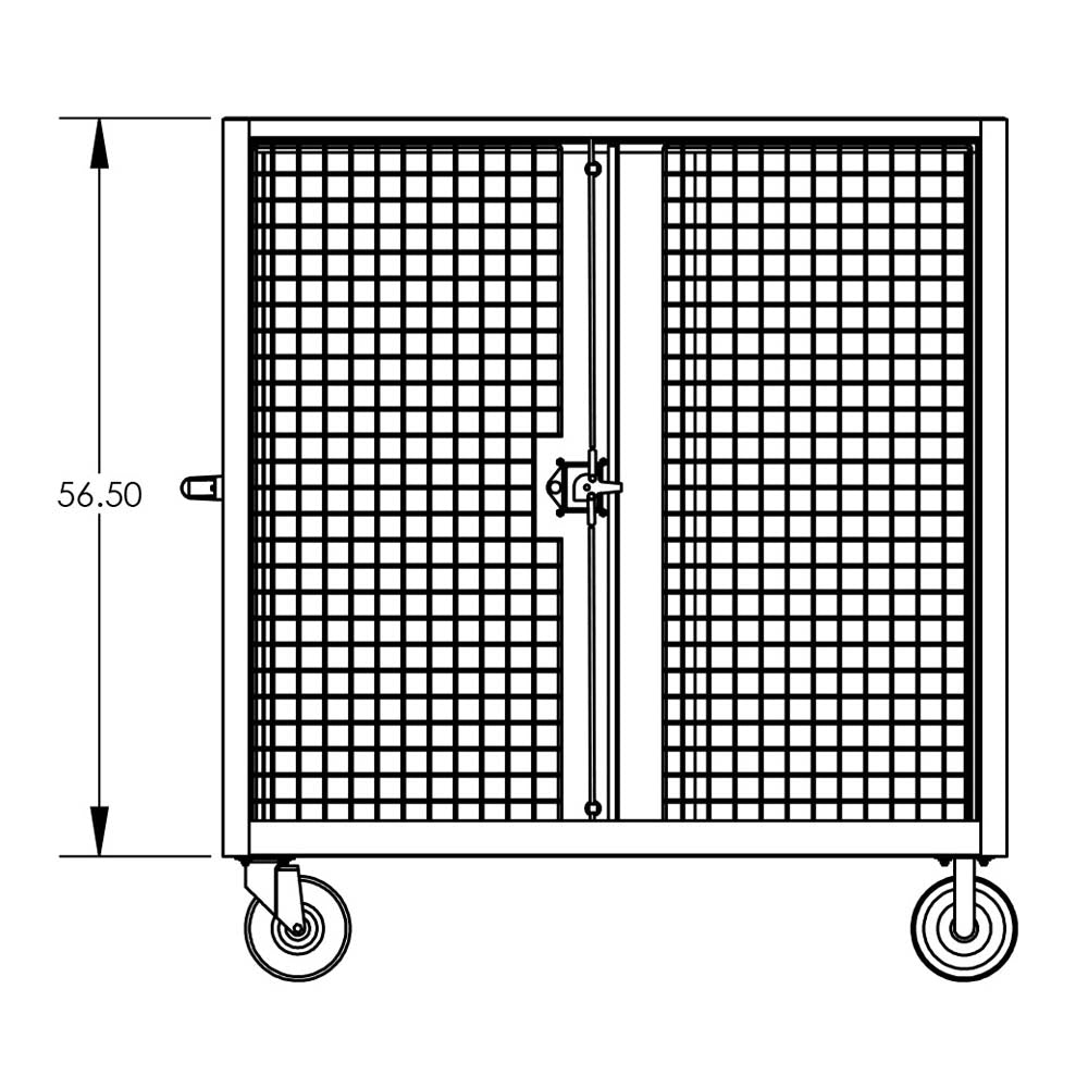 Valley Craft Security Carts - F89058VCRD