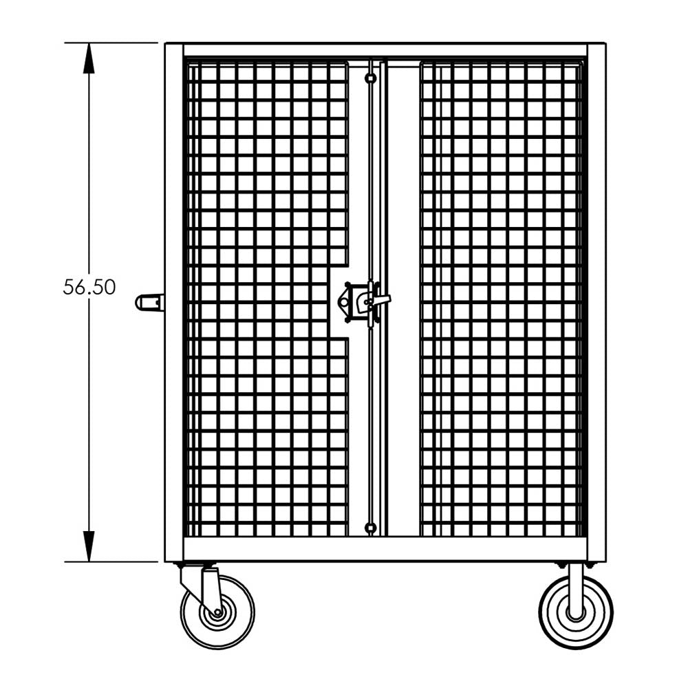 Valley Craft Security Carts - F89060VCGY