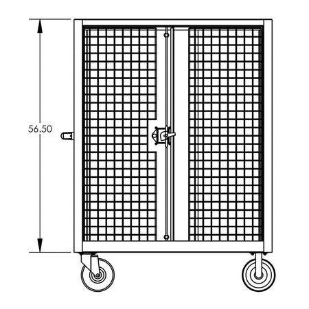 Valley Craft Security Carts - F89061VCBL