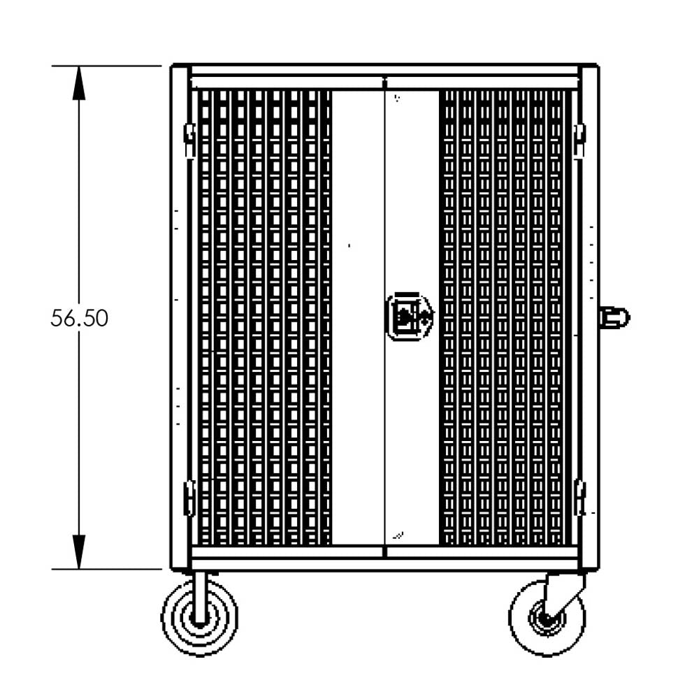 Valley Craft Security Carts - F89063VCBL