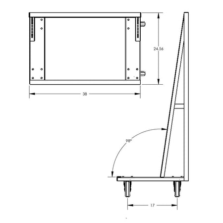 Valley Craft Heavy Duty A-Frame Carts - F89068VCGY