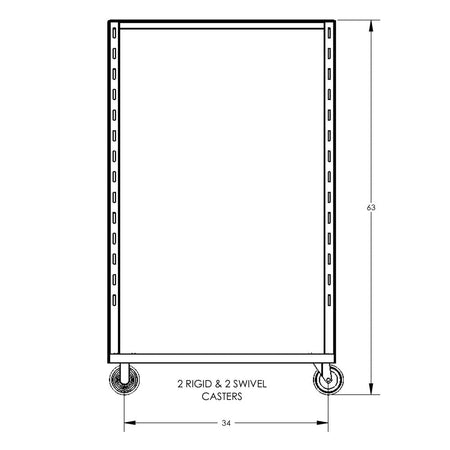 Valley Craft Heavy Duty A-Frame Carts - F89070VCGY