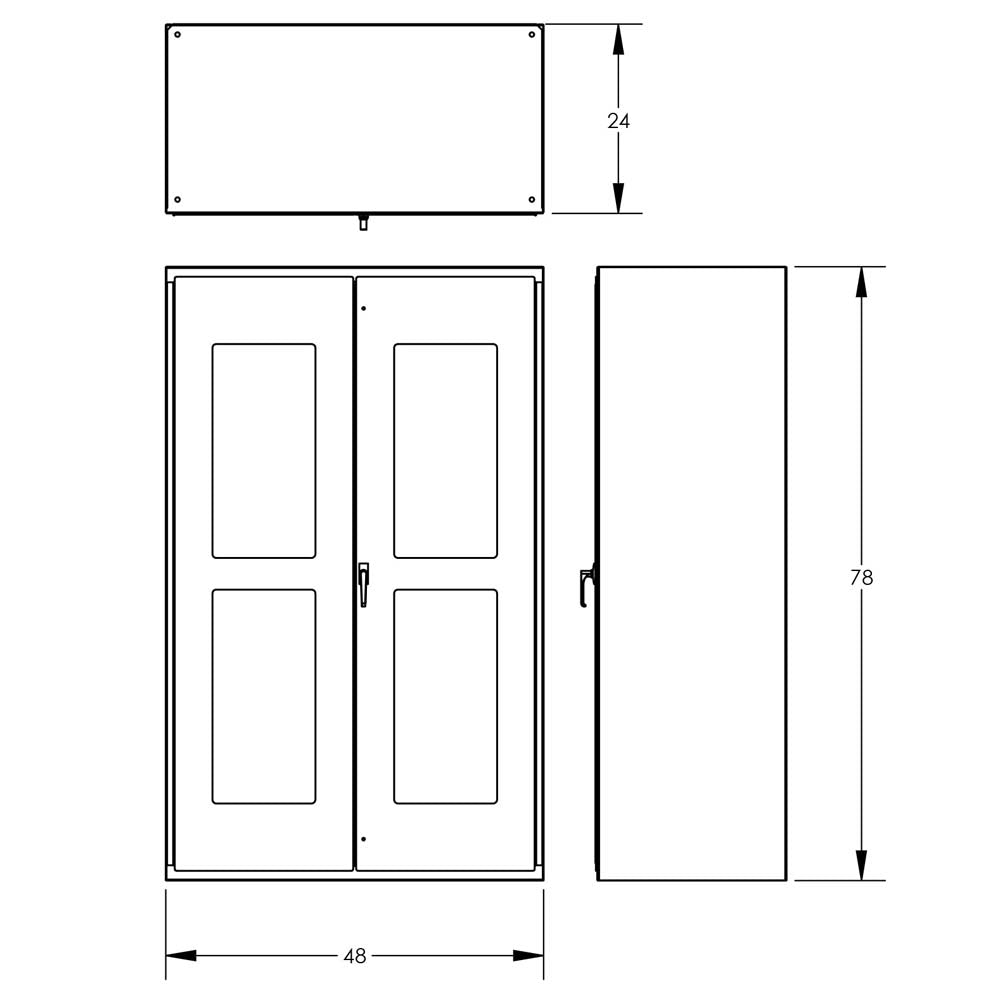 Valley Craft Clear-View Cabinets - F89077