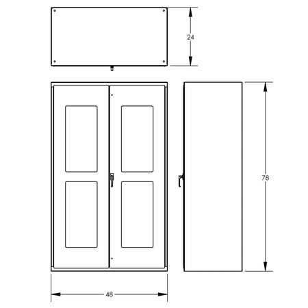 Valley Craft Clear-View Cabinets - F89077