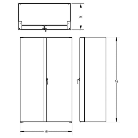 Valley Craft Bin & Shelf Cabinets - F89097