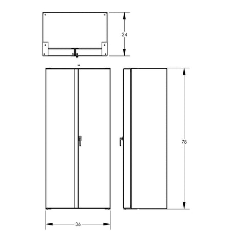 Valley Craft Bin & Shelf Cabinets - F89103