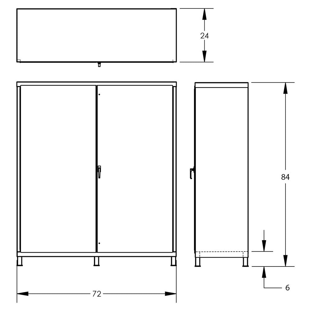 Valley Craft Bin & Shelf Cabinets - F89107