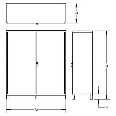 Valley Craft Bin & Shelf Cabinets - F89107