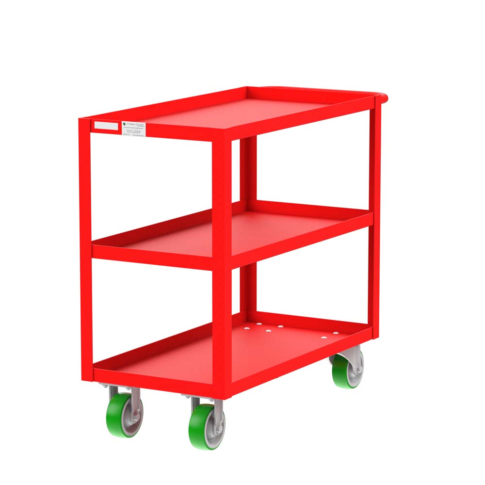 Valley Craft 3-Shelf 12 Gauge Utility Carts - F89178RDPY