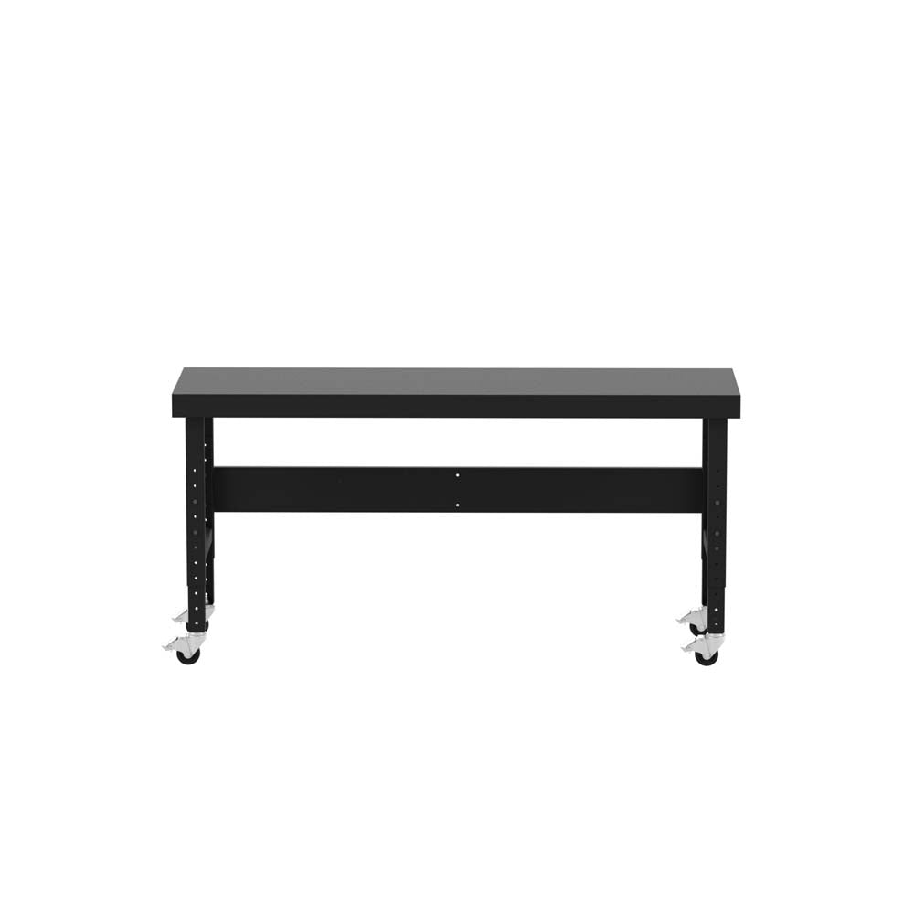 Valley Craft Mobile Adjustable Height Work Tables - F89244BK