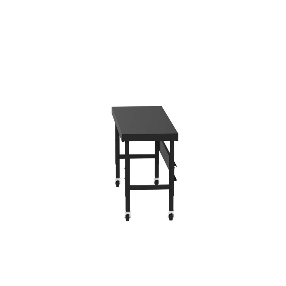 Valley Craft Mobile Adjustable Height Work Tables - F89244BK