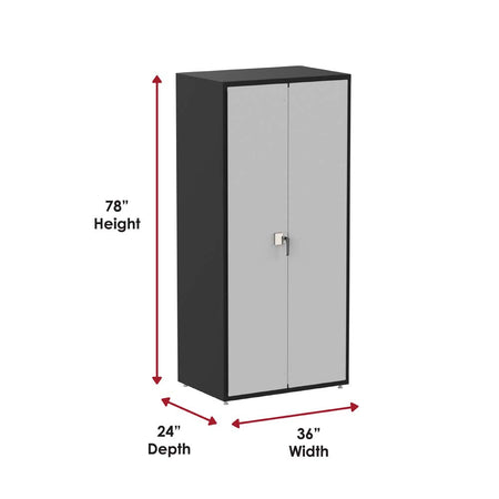 Valley Craft Electronic Locking Cabinets, Deluxe - F89358SS