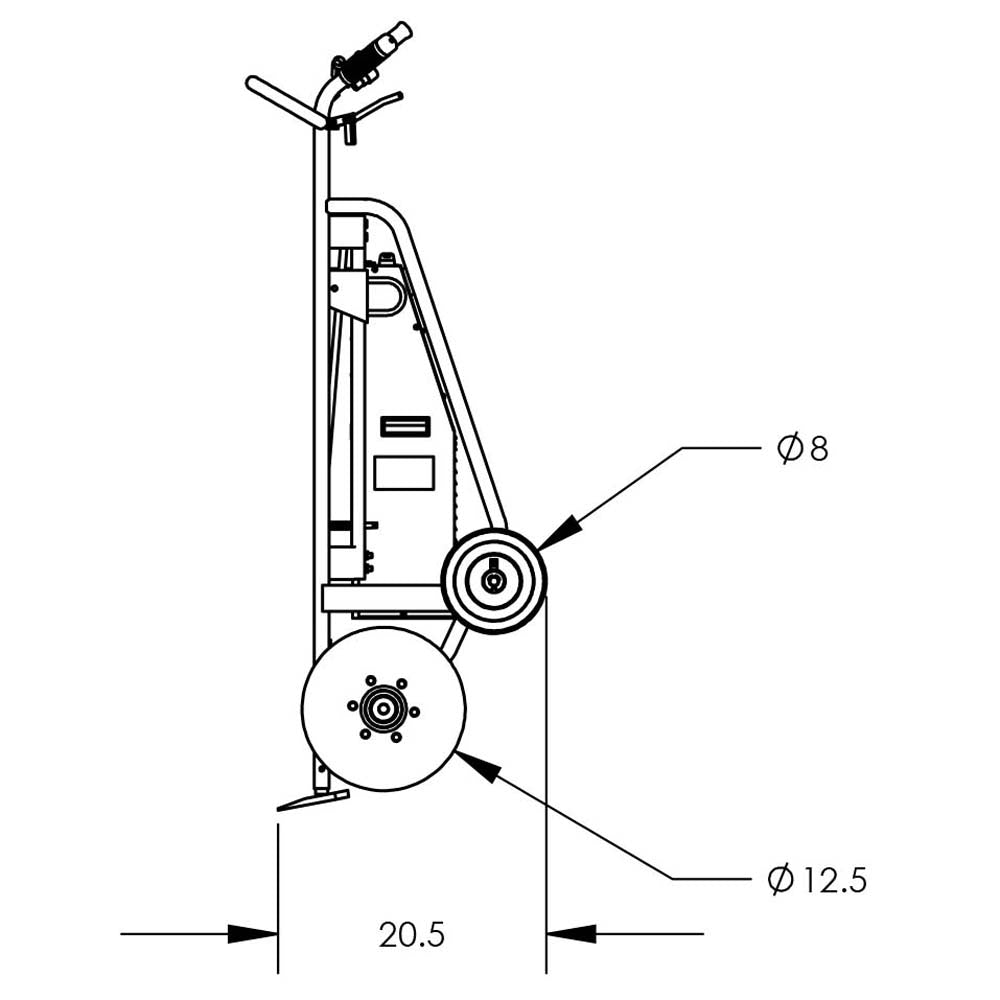 Valley Craft Powered Drum Hand Trucks - F89484F