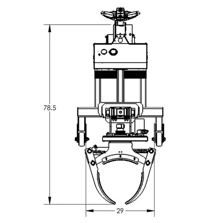 Valley Craft Deluxe Telescopic Drum Lift and Rotator - F89529