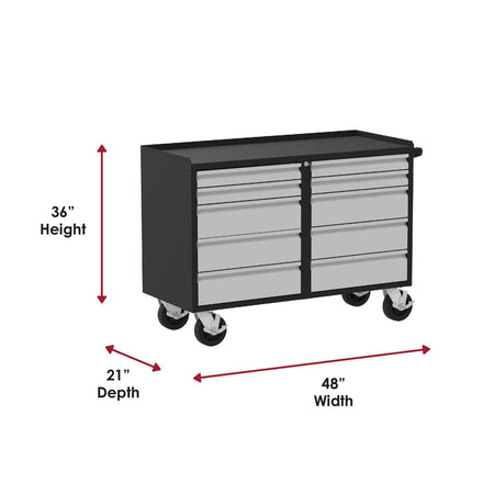 Valley Craft Deluxe Mobile Workbenches - F89621BS