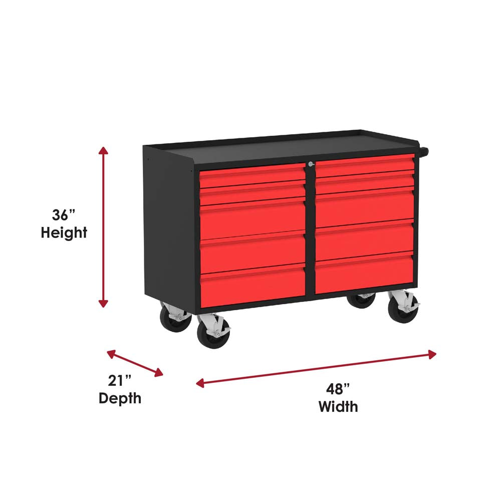 Valley Craft Deluxe Mobile Workbenches - F89621RB