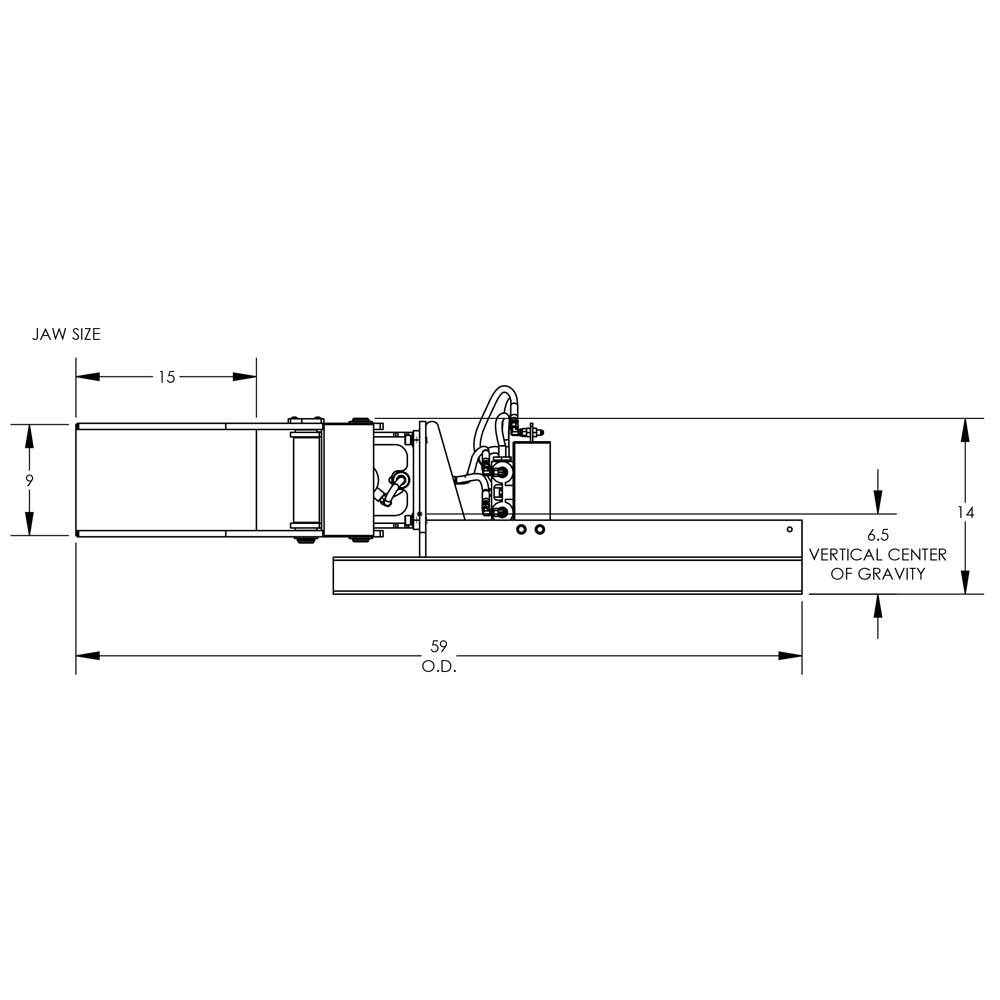 Valley Craft Powered Drum Forklift Attachments - F89704