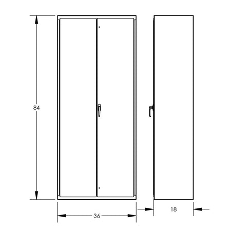 Valley Craft Heavy Duty Shelf Cabinets - F89784A3