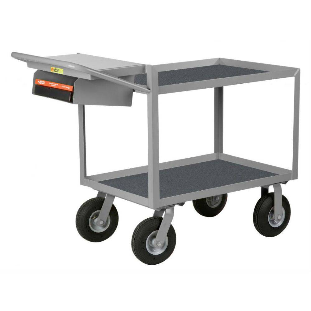 Instrument Cart, Writing Shelf and Storage Pocket (No-Slip Top w/ Lip) - Little Giant