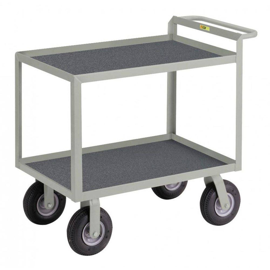 Instrument Cart W/ Hand Guard (w/ Shelf Lip) - Little Giant