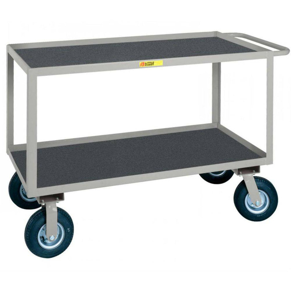 Flush Handle Instrument Cart (Non-Slip Vinyl Top w/ Lip) - Little Giant