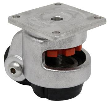 Stainless Steel Leveling Plate Caster - Durable Superior Casters - product view 2