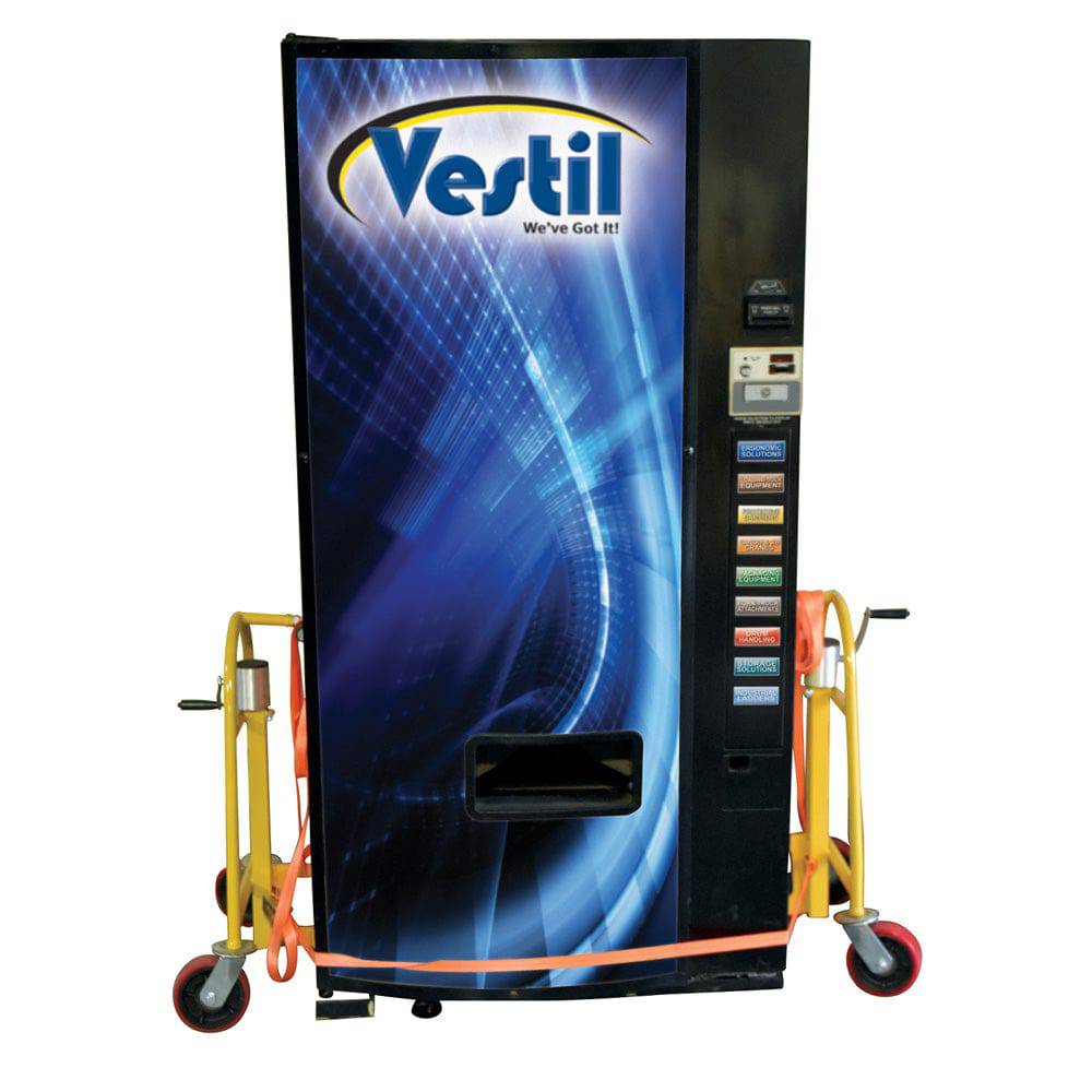 Steel Machinery/Vending Machine Lifts - 16 in x 30 in x 31 in - 1300 Lbs Capacity - Yellow - Vestil