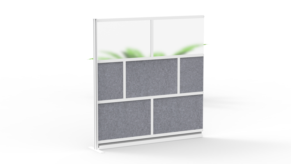 Modular Room Divider Wall System - Luxor