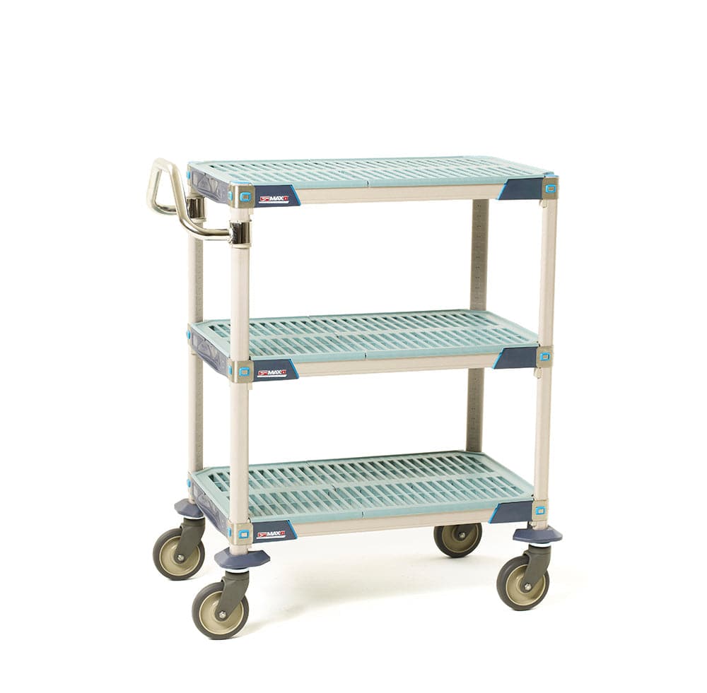 MetroMax i - 2 and 3-Shelf Industrial Polymer Shelving Lab Utility Cart - Metro