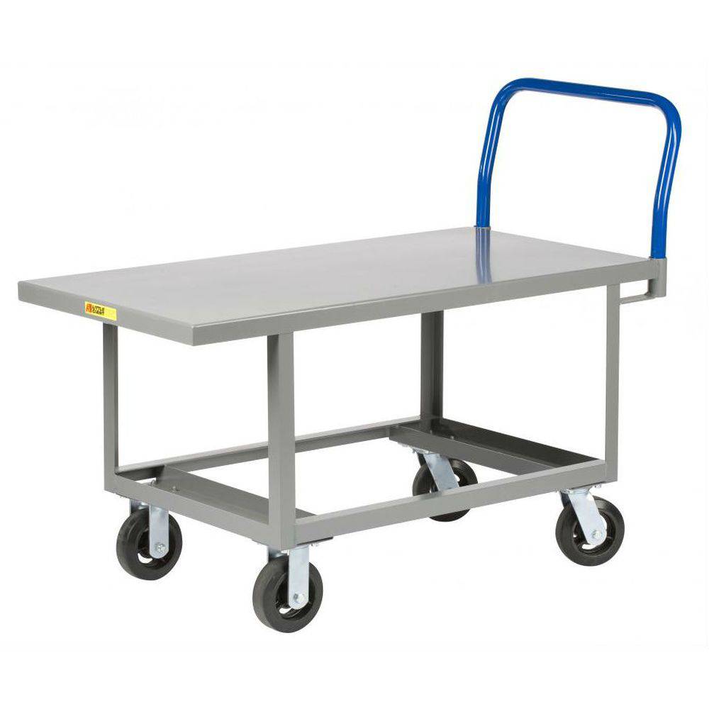 Ergonomic Work Height Platform Truck (Fixed Height Steel Deck) - Little Giant