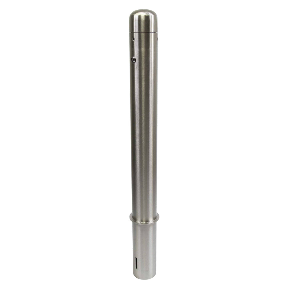 4" Stainless Steel Internal Locking Removable Bollard - S4 Bollards