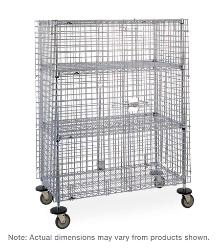 Metro Super Erecta Security Shelving Unit with 2 Intermediate Shelves - Metro